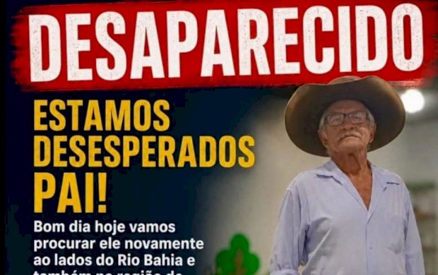Buscas por idoso desaparecido entram no quarto dia com apoio de cão farejador e drone térmico
