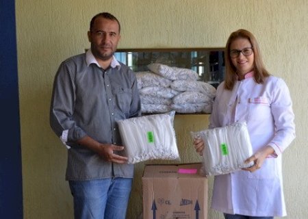 PREFEITURA DE NOVO HORIZONTE DO SUL RECEBEU DOAÇÃO DE MÁSCARAS, TOUCAS E AVENTAIS DA USINA ADECOAGRO