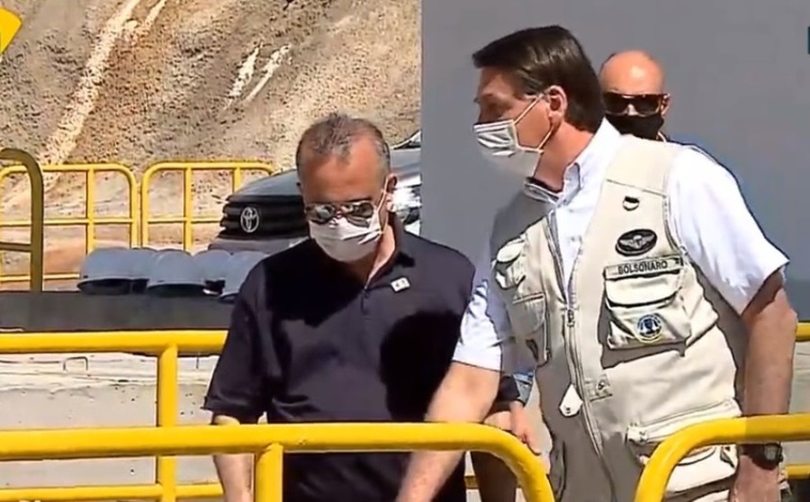Obra que Bolsonaro visitou no Ceará estava 94% pronta antes de sua posse.