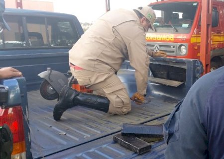 Polícia Militar Rodoviária localiza “mocó” em caminhonete e apreende 138 kg de drogas que seriam traficadas para SP