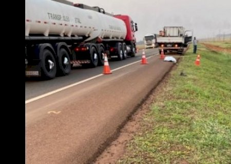 Funcionário de empresa cai de caminhão e morre ao bater a cabeça ao solo