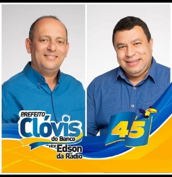 Taquarussu - Clóvis do Banco é eleito prefeito 50,17% dos votos validos.