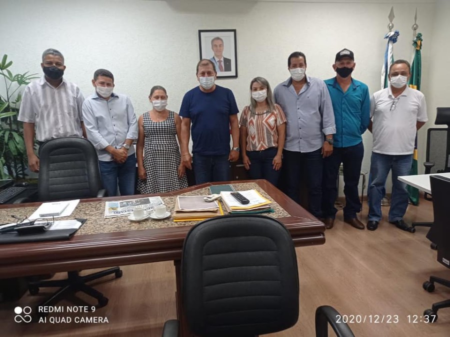 Novo  Horizonte do Sul - Prefeito eleito Guga e a bancada de vereadores do PSDB buscam parcerias com governo do estado.