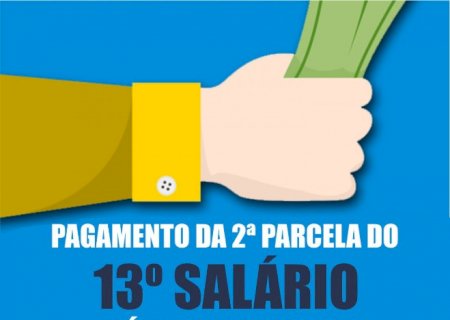 Prefeitura de Novo Horizonte do Sul antecipa o pagamento da segunda parcela do 13º salário