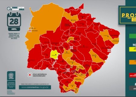 Vejam a bandeira  do programa Prosseguir das cidades do MS.