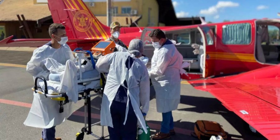 MS envia mais 19 pacientes graves para UTI’s em Rondônia e Espirito Santo