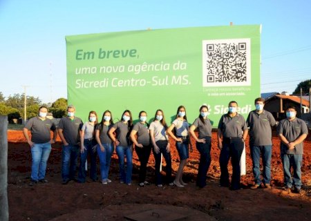Sicredi Centro-Sul MS inicia obra da nova agência em Deodápolis