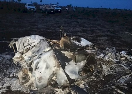 Helicóptero cai em fazenda na região de Batayporã