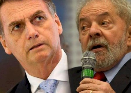 Lula chega a 45% e Bolsonaro tem 34% das intenções de voto no 1º turno