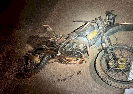 Motociclista morre em decorrência de colisão com caminhonete na BR-163