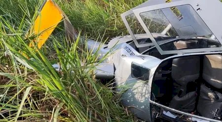 Helicóptero com deputado federal e vice-prefeito cai em Engenheiro Caldas