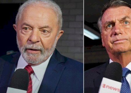 Ipec: Lula tem 54% dos votos válidos no 2º turno, e Bolsonaro, 46%