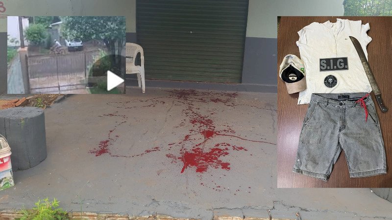 Preso em flagrante jovem que feriu idoso com facão para roubar em Fátima do Sul