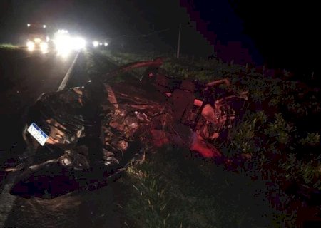 Ivinhema - Acidente grave na BR-376 deixa uma vitima fatal.