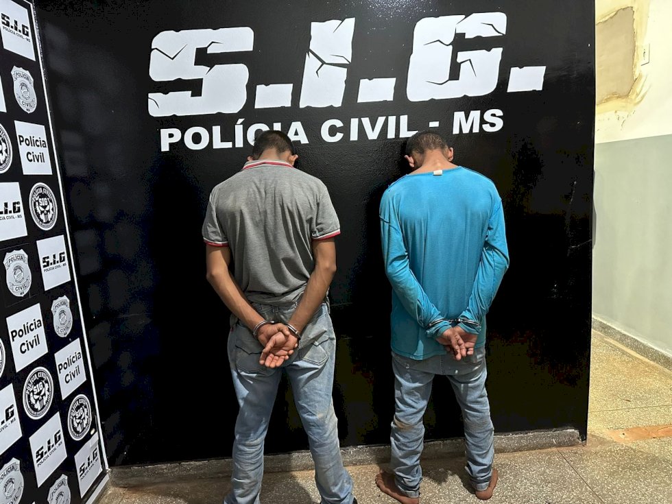 SIG de Fátima do Sul com apoio do SIG de Dourados frustra tentativa de assalto em uma joalheria na cidade de Fátima do Sul e prende dois autores.