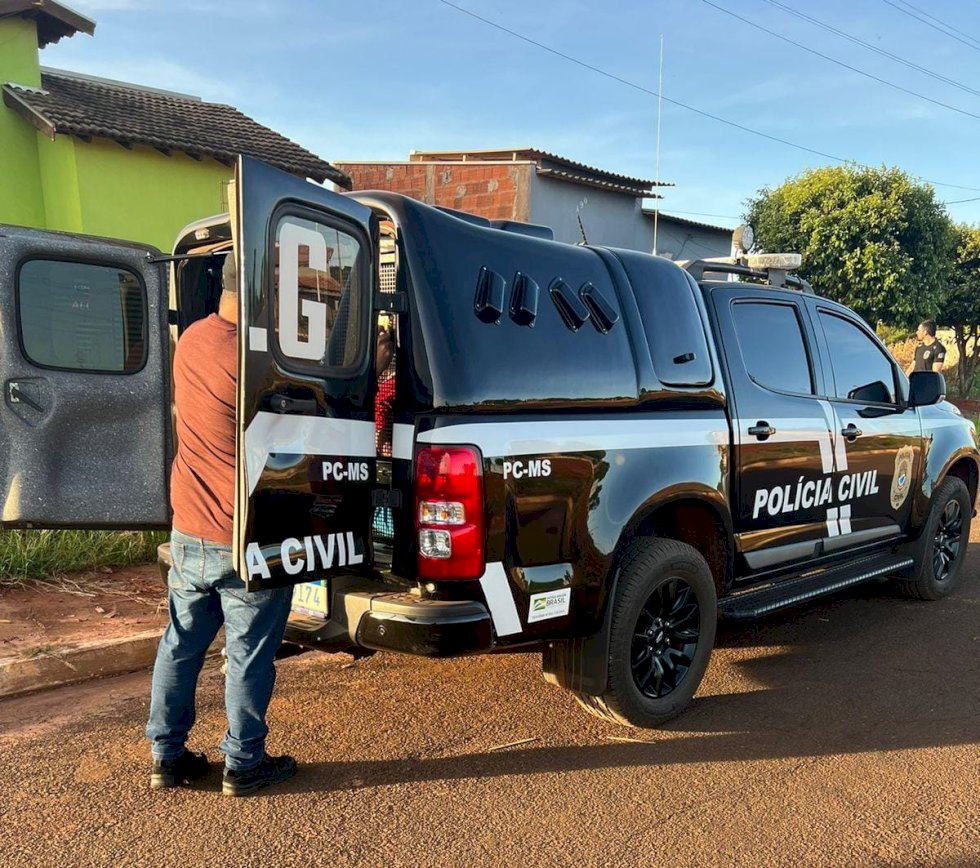 Ivinhema - Polícia Civil prende homem suspeito de tráfico de drogas.
