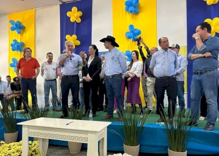 Em Ivinhema, Reinaldo chega ao número simbólico de 45 prefeitos filiados ao PSDB .
