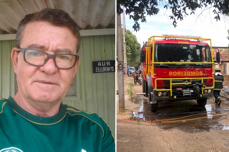 Idoso morto em incêndio era policial militar aposentado.