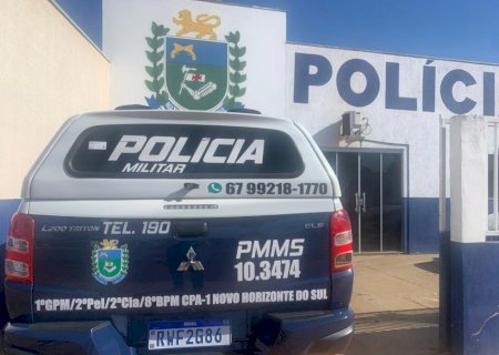 Polícia Militar de Novo Horizonte do Sul prende foragido da justiça