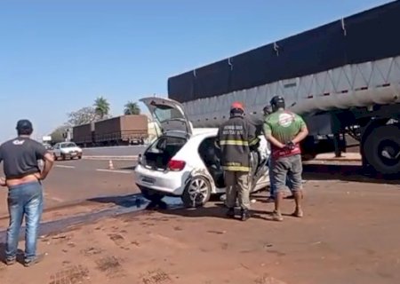 Ivinhema - Pai do ex prefeito de Tuta sofre acidente junto com sua esposa.
