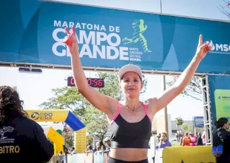 Ivinhemense representante da ACI de 43 anos venceu a maratona de 42 km em Campo Grande.