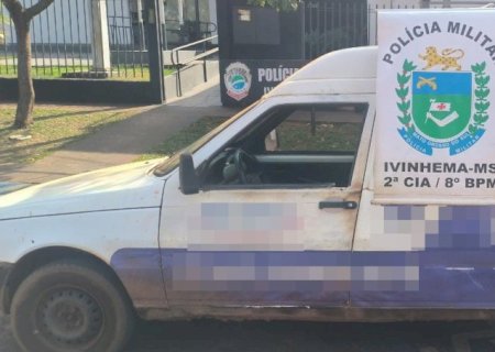 Ivinhema - Polícia Militar recupera veículo e prende autor do furto.