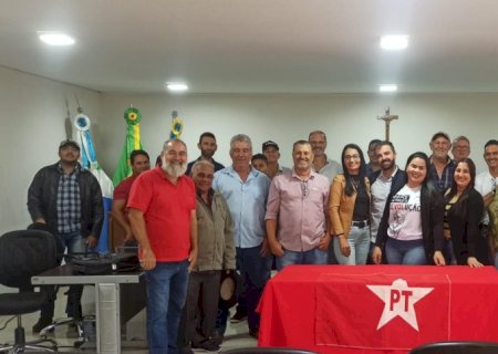 Ivinhema - PT se organiza  e traça metas para 2024.