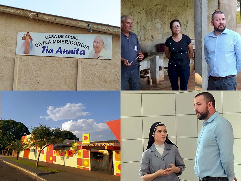 1ª Promotoria de Justiça de Ivinhema visita entidades beneficentes.
