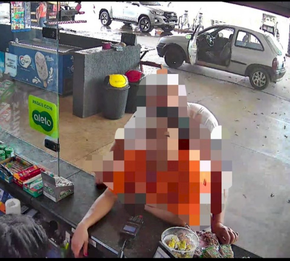 Ivinhema - Polícia Cívil identifica homem suspeito de importunar sexualmente frentista de posto de combustível