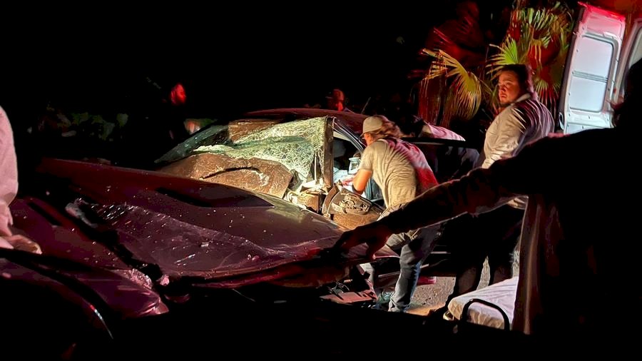 Acidente envolvendo três veículos é registrado na MS-276, em Anaurilândia; uma pessoa morreu