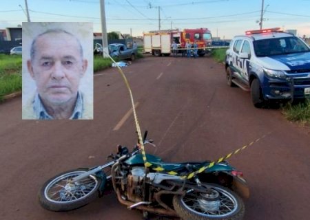 Motociclista é atropelado por carro e morre no local do acidente