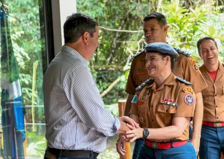 Governo do Estado promove a primeira coronel da história do Corpo de Bombeiros de MS