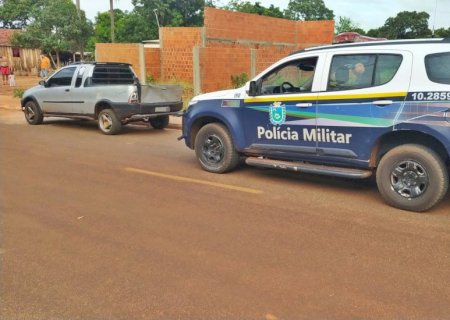 Ivinhema -Em minutos Polícia Militar recupera veículo furtado