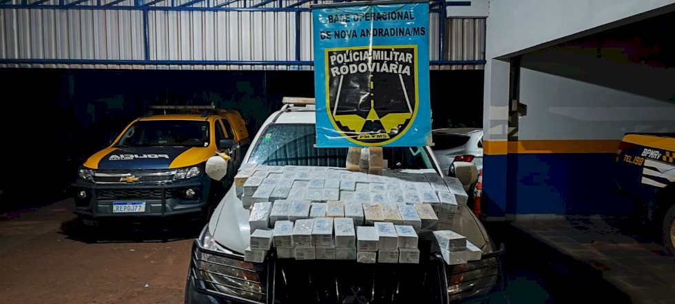 Polícia Militar Rodoviária prende indivíduo pelo crime de descaminho em Nova Andradina.