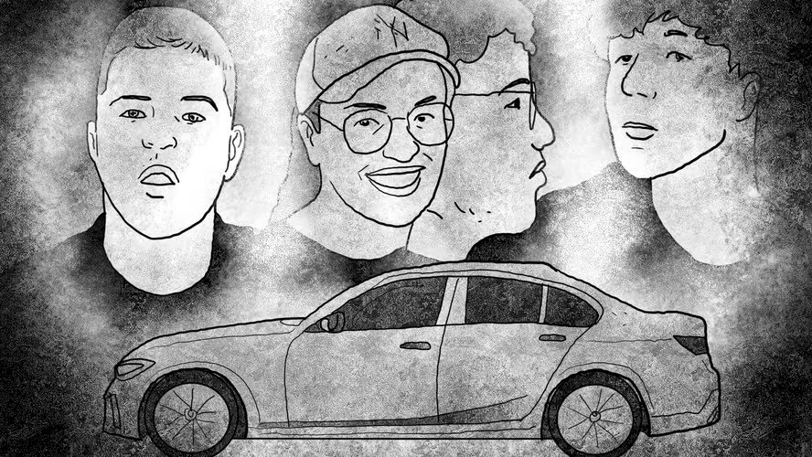 Morte de jovens em BMW foi causada por inalação de monóxido de carbono, confirma polícia de SC
