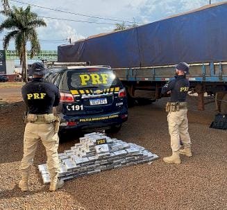 Ivinhema - Douradense é preso pela PRF com 250 quilos de cocaína