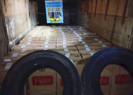 Ivinhema - PMR prende homem que transportava 4 mil pacotes de cigarros contrabandeado do PY