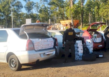 DOF intercepta comboio com 300 mil reais em materiais ilegais