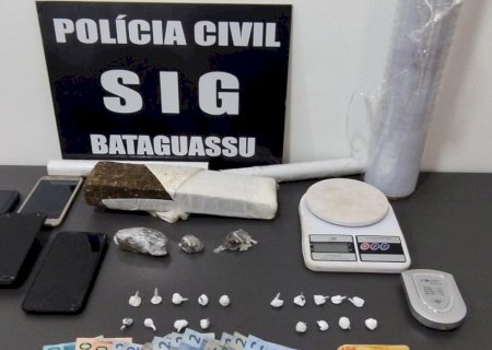 Polícia Civil fecha ponto de drogas em Bataguassu e prende dois em flagrante por tráfico envolvendo adolescentes