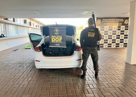 DOF recupera carro roubado carregado com mais de R$ 2 milhões em droga