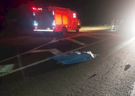 NOVA ANDRADINA: Homem morre após ser atropelado por ônibus da Viação Motta na BR-267