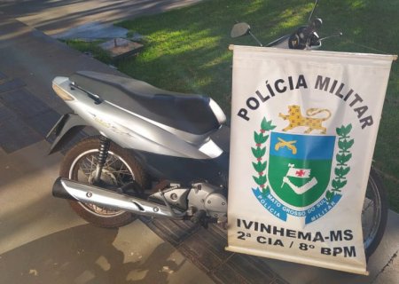 Ivinhema - Em ação rápida PM recupera moto roubada e prende autor