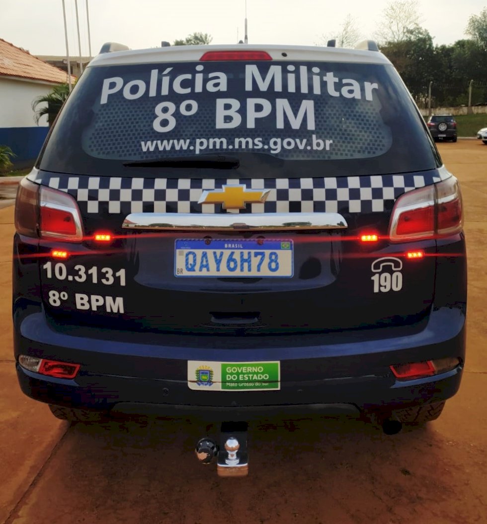 Polícia Militar de Nova Andradina durante ocorrência de Perturbação do Sossego localiza menor desaparecida.
