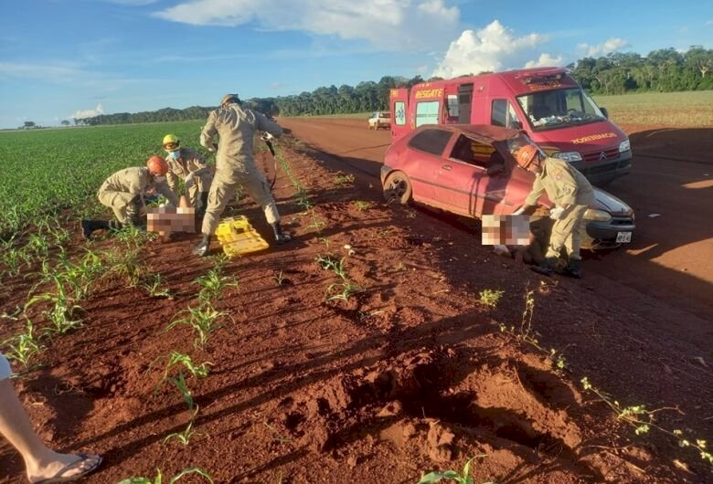 Homem capota veículo em estrada vicinal e morre na véspera de completar 61 anos