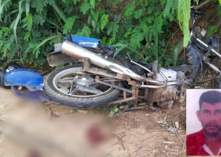 Acidente grave mata motociclista de 44 anos