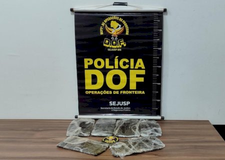 Piauiense que seguia com haxixe para Campo Grande é presa pelo DOF