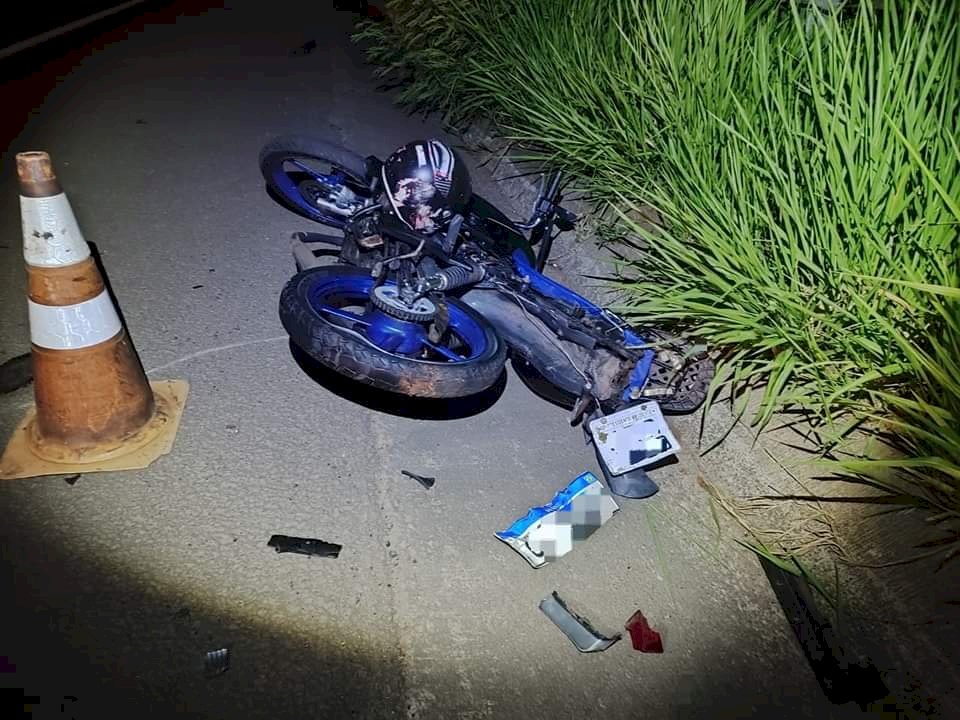 Motociclista é atropelado e tem corpo dilacerado, motorista causou o acidente fogiu do local