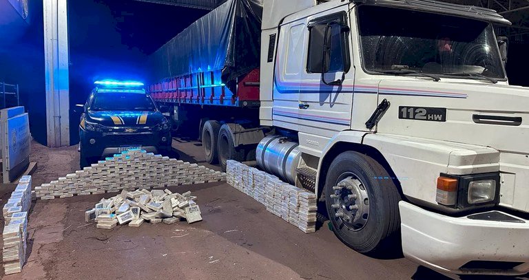 Em maior apreensão do ano, PRF apreende mais de meia tonelada de cocaína no MS