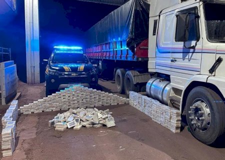 Em maior apreensão do ano, PRF apreende mais de meia tonelada de cocaína no MS