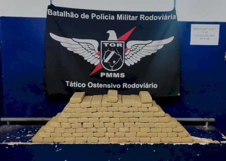 Polícia Militar Rodoviária prende homem por tráfico de drogas